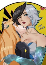 __magik_and_luna_snow_marvel_and_2_more_drawn_by_hayashidraws__32072059024378644ccfc1b39df7466d