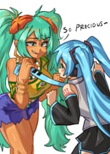 __hatsune_miku_and_brazilian_miku_vocaloid_drawn_by_moxydraws__fedd548e27b81c415153071975e886c2
