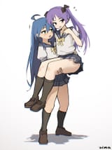 __hiiragi_kagami_and_izumi_konata_lucky_star_drawn_by_baisebandaoti1__c109bec87953b9c9b9cc84cb15125bde