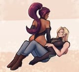 __shihouin_yoruichi_and_tsukumo_yuki_jujutsu_kaisen_and_2_more_drawn_by_leisen_mellow__5871c67c3ff6fd73f79406454546db23