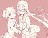 __akemi_homura_and_kaname_madoka_mahou_shoujo_madoka_magica_and_1_more_drawn_by_kokoro6636__9747e8b9191aac7886cb29f3b7ed11f0