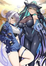 __little_mermaid_and_mori_goddess_of_victory_nikke_drawn_by_sky_freedom__7a3ca18868880c7d503e5d66112882f5