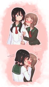 __kusunoki_mebuki_and_kagajou_suzume_yuusha_de_aru_and_1_more_drawn_by_minzzway__75f2a2c4a0360ca7f231536ec8f67f8d