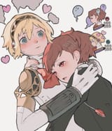 __aigis_and_shiomi_kotone_persona_and_2_more_drawn_by_tbjj1208__dfe8a1dc392de60bacd54fde09970ac5