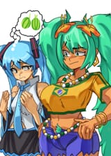 __hatsune_miku_and_brazilian_miku_vocaloid_drawn_by_moxydraws__277f4ea3604cfd2c2f91ec07f62b3e86