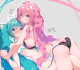__hatsune_miku_and_megurine_luka_vocaloid_drawn_by_halkawa501__b41f0ad5caa286d880d8a466fb348dd2