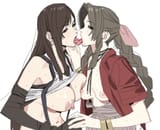__tifa_lockhart_and_aerith_gainsborough_final_fantasy_and_1_more_drawn_by_imamura_ryou__e18694ee1125d788da96b77a98efa581