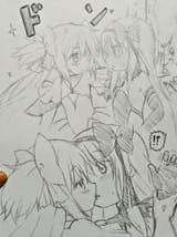 __akemi_homura_kaname_madoka_ultimate_madoka_and_akuma_homura_mahou_shoujo_madoka_magica_and_1_more_drawn_by_matsubara_ryuu__de9d72b1361942e48b2ca675950a7a1b