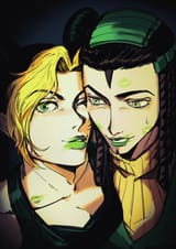 __kujo_jolyne_and_ermes_costello_jojo_no_kimyou_na_bouken_and_1_more_drawn_by_kimeohandream__e1d8f38611901d0334bd217fb397207e