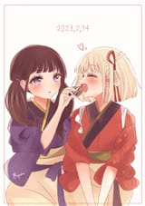 __nishikigi_chisato_and_inoue_takina_lycoris_recoil_drawn_by_arupaka5tuki__sample-4a95432f740553c14c7da2cca5e6e938