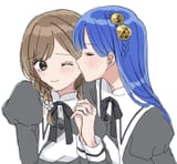 __rokkaku_shiori_and_taniguchi_hijiri_assault_lily_drawn_by_shakeza__40e2480ac1a1ebe90197d02ba7254f51