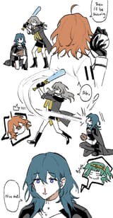 __fujimaru_ritsuka_trailblazer_stelle_female_byleth_sothis_and_1_more_fate_and_5_more_drawn_by_totetote_x__95f424e60c9040f1fd5fa9c876ea03fc
