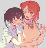 __uehara_ayumu_and_takasaki_yu_love_live_and_1_more_drawn_by_meobbab2__528a0afc00ecfe4b6b5ab50e1dfb7d91