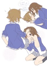 __hirasawa_yui_and_tainaka_ritsu_k_on_drawn_by_shaofangziran__1c5193f5cecd345d0e1099d62e088836