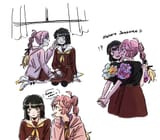 __momose_ginko_and_anyoji_hime_love_live_and_1_more_drawn_by_mizoe__641144d9814bca1bf0e43a97d95a1a79
