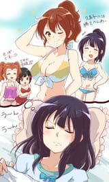 __oumae_kumiko_kousaka_reina_hisaishi_kanade_and_kenzaki_ririka_hibike_euphonium_drawn_by_kanmuri_neko__9eff62220aab79039bae1ebfdac02c21