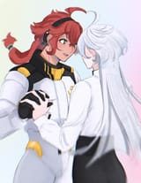 __suletta_mercury_and_miorine_rembran_gundam_and_1_more_drawn_by_qnhuw__b4a1c26891c8525ce1531c3338512836