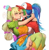 __rainbow_dash_and_applejack_my_little_pony_and_2_more_drawn_by_kewoshixiaodaia__c4222c67f4aa0268bae2c1dadf280c90