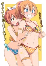 __kosaka_honoka_and_hoshizora_rin_love_live_and_1_more_drawn_by_sen_sen0910__b92c766e0265b5a05d19661d468bc4e7