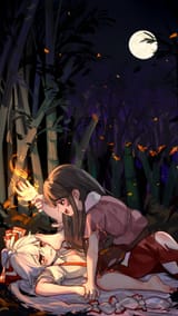 __fujiwara_no_mokou_and_houraisan_kaguya_touhou_drawn_by_kourou_kouroukun__71918bc22c16ac825a44c62ed5a9f6d7