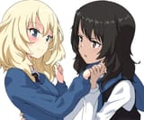 __andou_and_oshida_girls_und_panzer_drawn_by_buchikaki__9db0fc0b7b2a34b91b944ad121515820