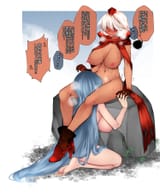 __inubashiri_momiji_and_sakata_nemuno_touhou_drawn_by_aoshima__fb04d9f95689f4ebccb56329573f5e39