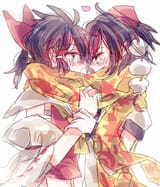 __hakurei_reimu_and_shameimaru_aya_touhou_drawn_by_yuki_bhoshirs__e095fc9d68838521c207eb6d6f731456