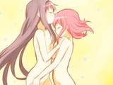 __akemi_homura_and_kaname_madoka_mahou_shoujo_madoka_magica_drawn_by_machico_maki__989950c55f50ffe10442172f2e76dcf0