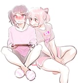 __akemi_homura_and_kaname_madoka_mahou_shoujo_madoka_magica_drawn_by_chadolbaegi__803683f08d923a531e5735e4ed350b2f