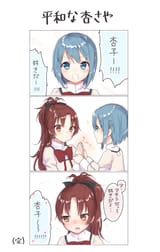 __miki_sayaka_and_sakura_kyoko_mahou_shoujo_madoka_magica_drawn_by_mochiko_uyu_omochi__ef3dbdfba4926720dbec83d34b5fab8a