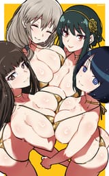 __yor_briar_nishizumi_shiho_uzaki_tsuki_and_shiiko_sugai_girls_und_panzer_and_4_more_drawn_by_aiuti__b0f132dfd79c07a685cc22b96f8d880f