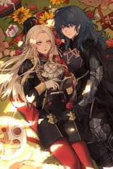 __female_byleth_edelgard_von_hresvelg_and_male_byleth_fire_emblem_and_1_more_drawn_by_hakunaru__aa9b2a1d322e4fa0b3a7e1d16a03b0b7