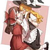 __hakurei_reimu_and_kirisame_marisa_touhou_drawn_by_inuko_ink0425__0762398d1ed8f6edbeba3236fe0dde9a