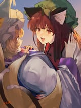 __yakumo_ran_and_chen_touhou_drawn_by_eneshi__55e41f195147f6edf7fe101843b78d81