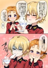 __darjeeling_and_orange_pekoe_girls_und_panzer_drawn_by_chaarai__f29bd5d30d631ef860eee6ffdd750fe9