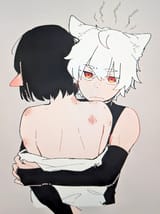 __shameimaru_aya_and_inubashiri_momiji_touhou_drawn_by_min_k__6c420d2aac4fd125d692a2361fb84419