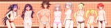 saionji hiyoko, nanami chiaki, tsumiki mikan, pekoyama peko, koizumi mahiru, and 2 more (danganronpa) drawn by artist_request - a21024ae3bcd086d1161e3b1ba37061b