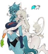 __cyan_and_superstitional_realism_horse_race_tests_drawn_by_raccoattack__3e7ab4988417ad0f6570eaa119180094
