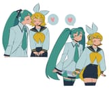 __hatsune_miku_and_kagamine_rin_vocaloid_drawn_by_nanaranjal__36872335f9789c12067392681103288b