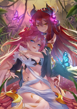 __traptrix_rafflesia_and_traptrix_allomerus_yu_gi_oh_drawn_by_shun_no_shun__d8684be78b383e32107fd15e14ee90d8