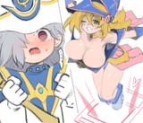 dark magician girl, silent magician, and silent magician zero (yu-gi-oh!) drawn by kandori - 6cb2819d65cc5d0df62fb0ab898365a1