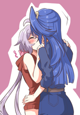 __yukine_chris_and_kazanari_tsubasa_senki_zesshou_symphogear_drawn_by_huleito__77aa0a9f3cff36bdfdcce058acbb7176