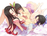 __kamado_nezuko_kochou_shinobu_and_tsuyuri_kanao_kimetsu_no_yaiba_drawn_by_arashiya__33a298e305a16ac0b61be34e093dfe99