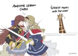 __saijou_claudine_tendou_maya_and_giraffe_shoujo_kageki_revue_starlight_drawn_by_rtf_11th__95d32fd9a4fd8cae3e4ac930dba16a67