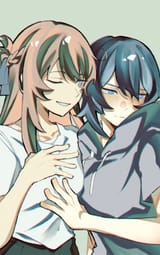__miyagi_shiori_and_sendai_hazuki_shuuniichido_classmate_wo_kau_hanashi_drawn_by_visari__48da191b67ec201e8fdad8cd4420b0a2