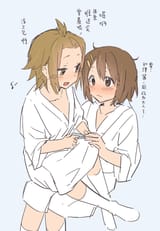 __hirasawa_yui_and_tainaka_ritsu_k_on_drawn_by_shaofangziran__b69a559b92f67fdeea37a3bc3e08008f