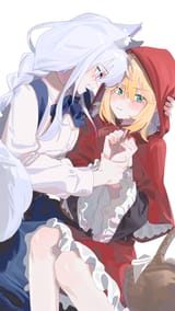 __little_red_riding_hood_anisphia_wynn_palettia_euphyllia_magenta_and_big_bad_wolf_little_red_riding_hood_and_1_more_drawn_by_ydpfa__b85f8f9c355969a79d9fec72497eaa4a