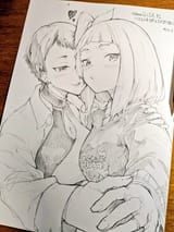 __watase_kiui_and_koharu_yoru_no_kurage_wa_oyogenai_drawn_by_gasuri_govan__894fabe803641a543636e5dd6fed899a