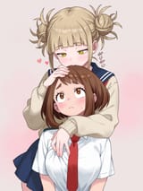 __uraraka_ochaco_and_toga_himiko_boku_no_hero_academia_drawn_by_nattocurryumeee__cfacfdaec9983353eea6e8fc4d85da46