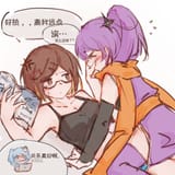 __kusagakure_satoko_koga_konoha_and_izutsumi_marin_ninja_to_koroshiya_no_futarigurashi_drawn_by_stringtheoryszn__73e44781573bbe2967d37f74fe7f0447